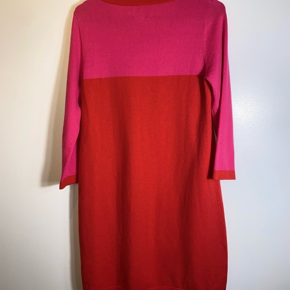 Kate Spade Color block Wool Bow Dress - Picture 2 of 9